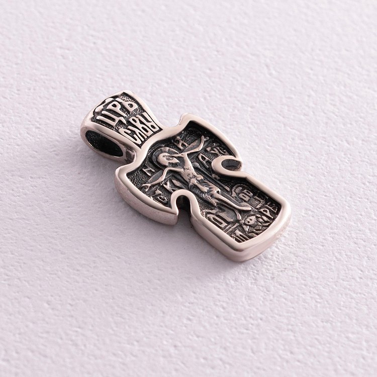 Серебряный православный крест 13758 от ювелирного магазина Оникс - 3