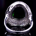 Срібний перстень з фіанітами 11835 от ювелирного магазина Оникс - 1