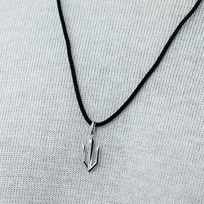 Срібна підвіска "Герб України - Тризуб" 7350 №2