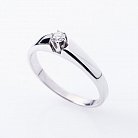 Золотое помолвочное кольцо с бриллиантом р0471б от ювелирного магазина Оникс - 1