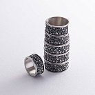 Серебряное текстурное кольцо 7018 от ювелирного магазина Оникс - 7
