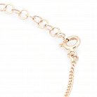 Золотий браслет "Метелик, сердечко і нескінченність" б02981 от ювелирного магазина Оникс - 3