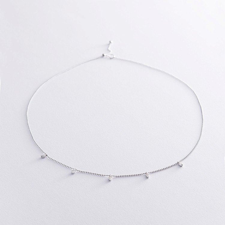 Золотое колье с бриллиантами колб0050ch от ювелирного магазина Оникс