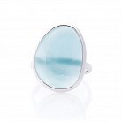 Срібний перстень "Бриз" (ім.улексит) 112098 от ювелирного магазина Оникс - 1