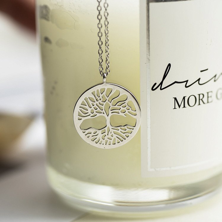 Серебряное колье "Древо жизни" 18644 от ювелирного магазина Оникс - 8