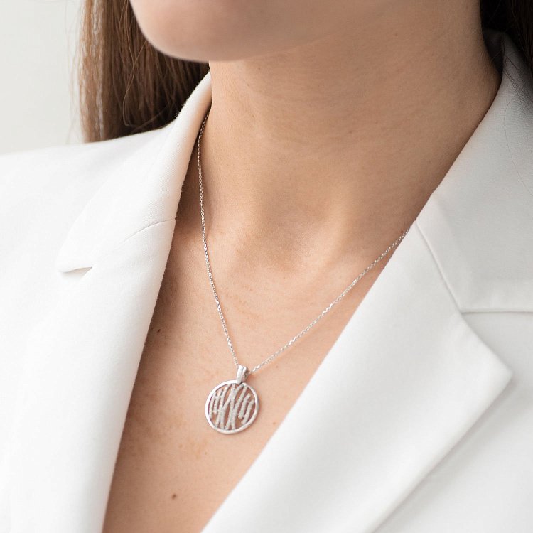 Золоте кольє з діамантами колм0602 від ювелірного магазину Онікс - 1