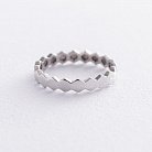 Серебряное кольцо "Грани" 112585 от ювелирного магазина Оникс