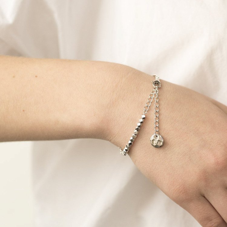 Серебряный браслет с шариками 141258 от ювелирного магазина Оникс - 4