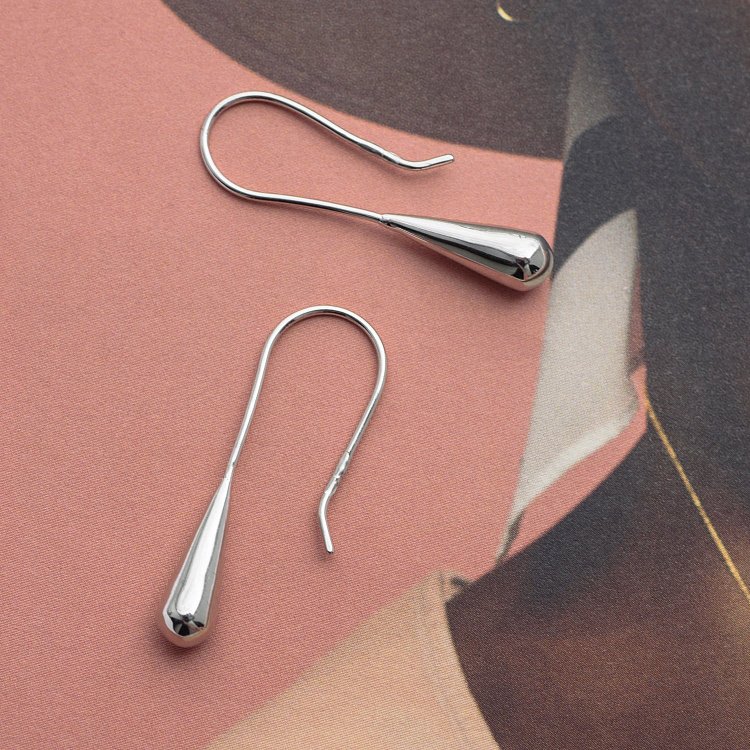 Срібні сережки "Крапельки" 122503 від ювелірного магазину Онікс - 6