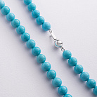 Бусы из бирюзы (золотая застежка) бус027б от ювелирного магазина Оникс - 1