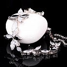 Серебряный браслет с фианитами "Цветочки" 14488 от ювелирного магазина Оникс - 1