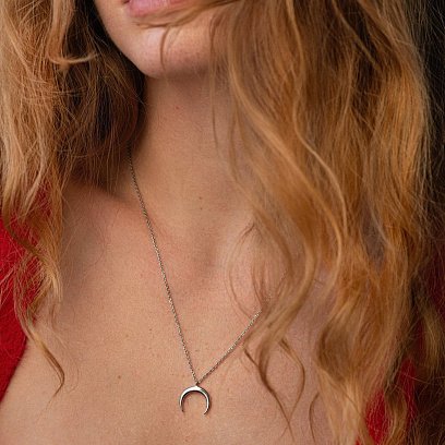 Срібне кольє "Лунниця" 1085 №4