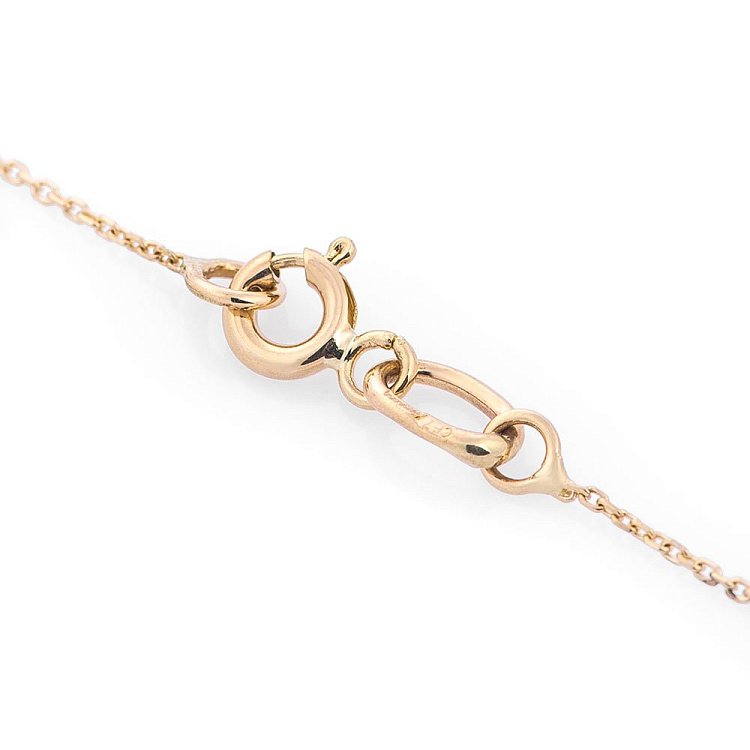 Золотое колье "Бесконечность" (фианиты) кол01076 от ювелирного магазина Оникс - 2