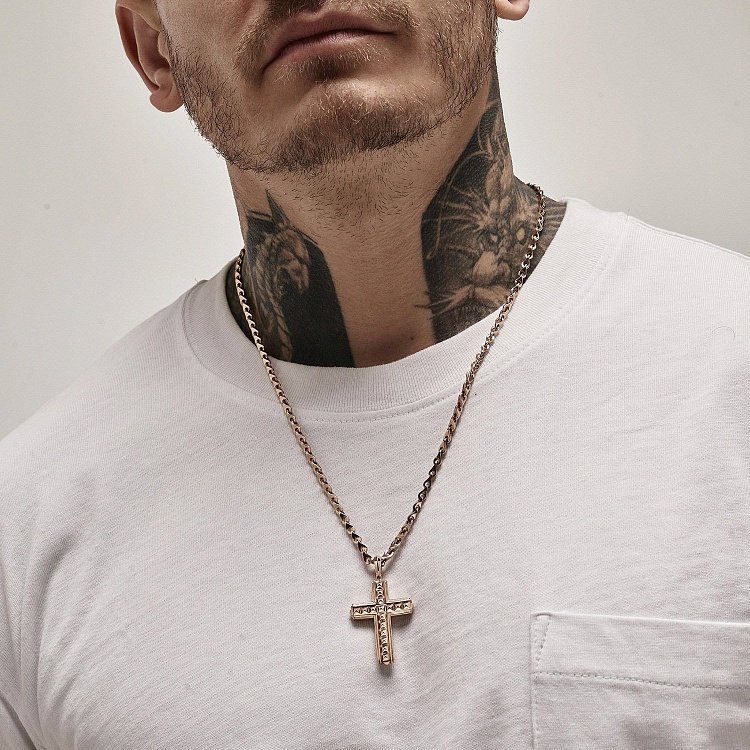 Чоловічий золотий ланцюжок ц00524 від ювелірного магазину Онікс - 1