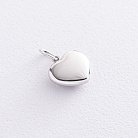 Срібний кулон "Сердечко" 132822 от ювелирного магазина Оникс