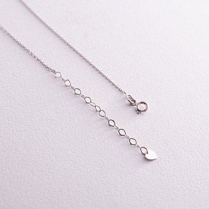 Двойное золотое колье "Шарики и сердечко" кол02313 №5