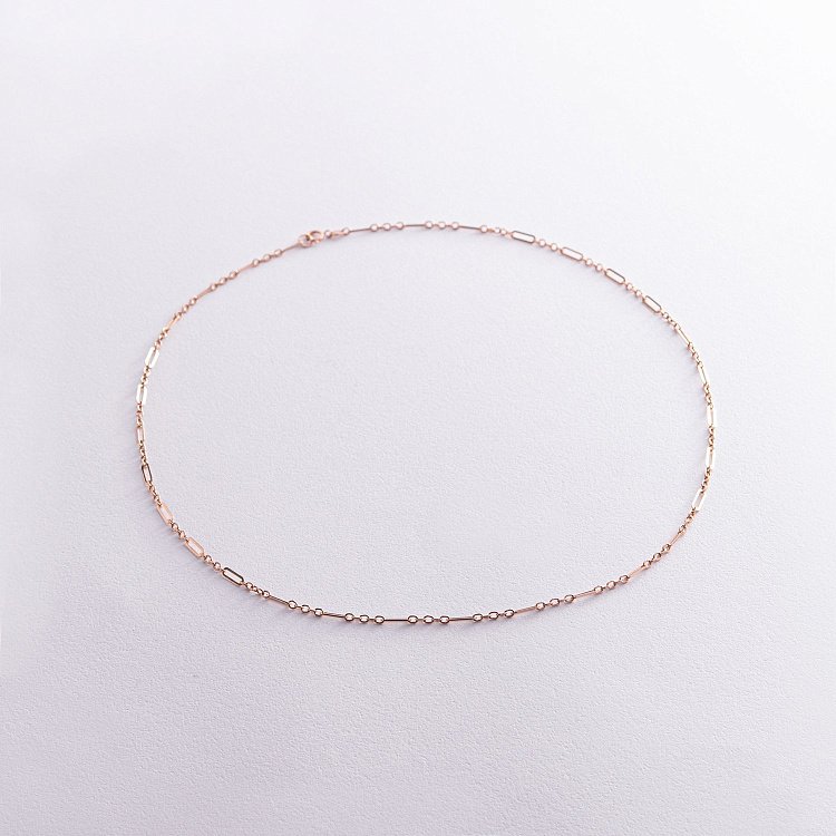 Кольє - ланцюжок у червоному золоті кол02374 від ювелірного магазину Онікс - 3