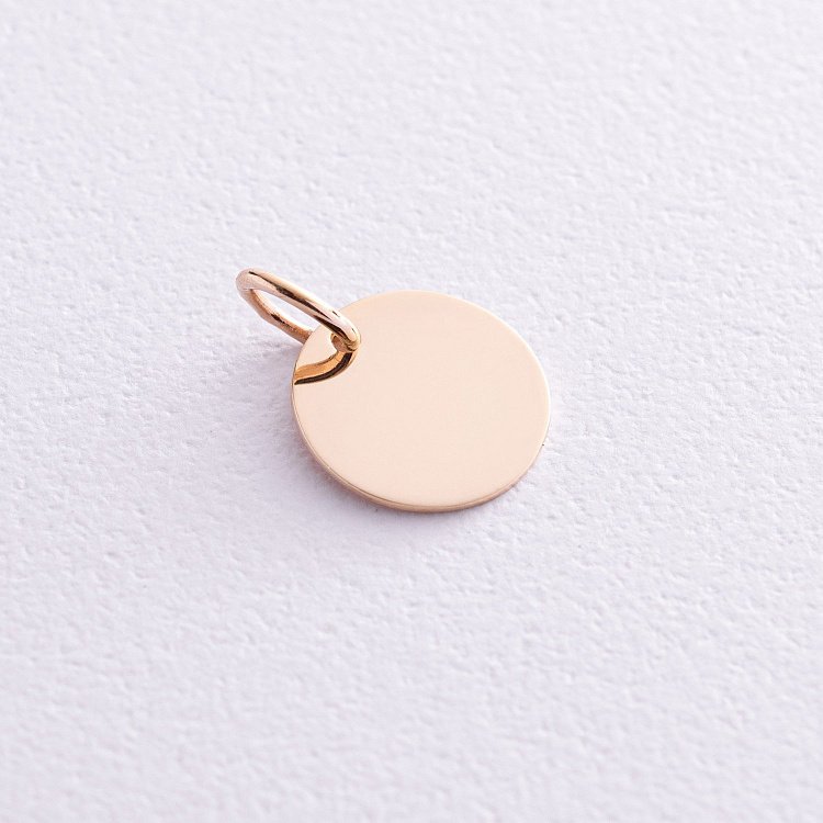 Золотой кулон Mini (возможна гравировка) п03782 Золотой кулон Mini (возможна гравировка) п03782 от ювелирного магазина Оникс