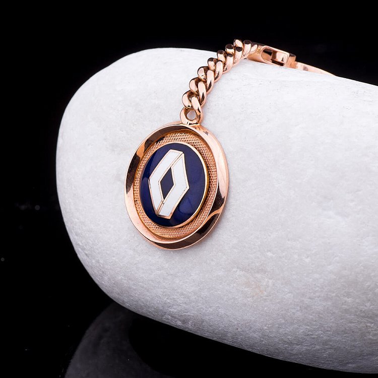 Золотий брелок "Renault-Рено" бр00001р від ювелірного магазину Онікс - 3