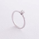 Помолвочное золотое кольцо с бриллиантом кб0411 от ювелирного магазина Оникс