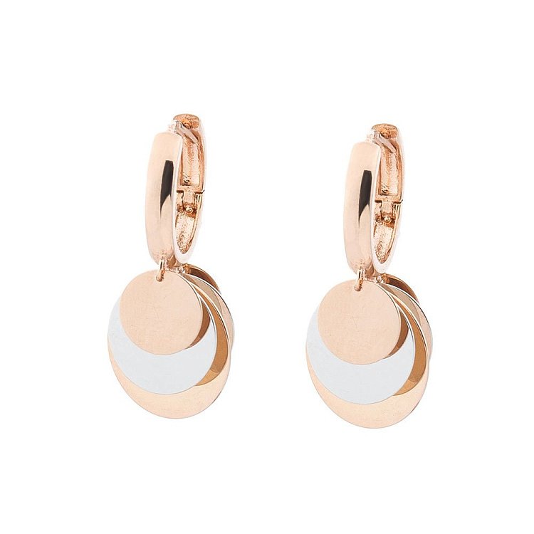 Золотые серьги без камней с05241 от ювелирного магазина Оникс