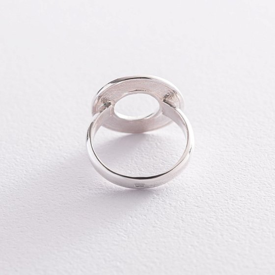 Серебряное кольцо "Сияние" 112593 №4