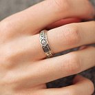 Серебряное кольцо "Спаси и Сохрани" (на укр. языке) ку-1 от ювелирного магазина Оникс - 8