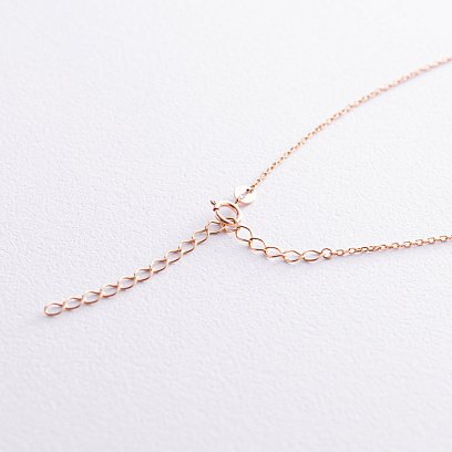 Колье "Шарики" в красном золоте кол02223 №5