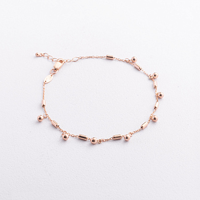 Золотий браслет "Кульки" б05824