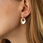 Золоті сережки "Karla" с08633 от ювелирного магазина Оникс - 4