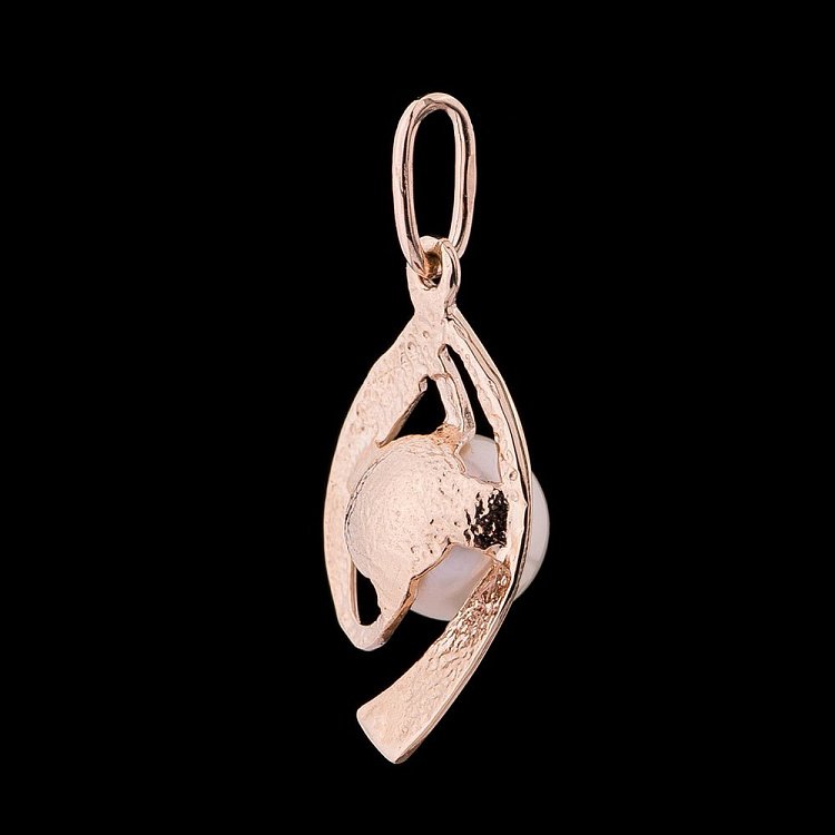 Золота підвіска (культ. прісн. перли) п01401 від ювелірного магазину Онікс - 1