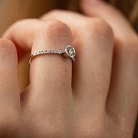 Помолвочное золотое кольцо с бриллиантами 218321121 от ювелирного магазина Оникс - 6