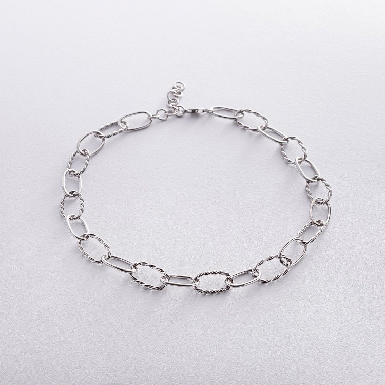 Серебряное колье "Свобода" (родий) 181273 от ювелирного магазина Оникс - 1