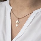 Золотий хрестик п02437 от ювелирного магазина Оникс - 2