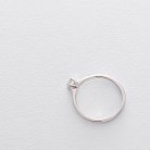Золотое помолвочное кольцо с фианитом к06299 от ювелирного магазина Оникс - 2