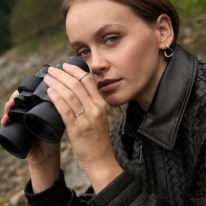 Срібні сережки "Lia" 7259 №6