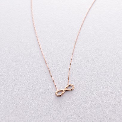 Золоте кольє "Нескінченність" кол01099