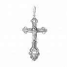 Срібний православний хрест 13402 от ювелирного магазина Оникс