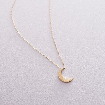Золоте кольє "Місяць" кол01535