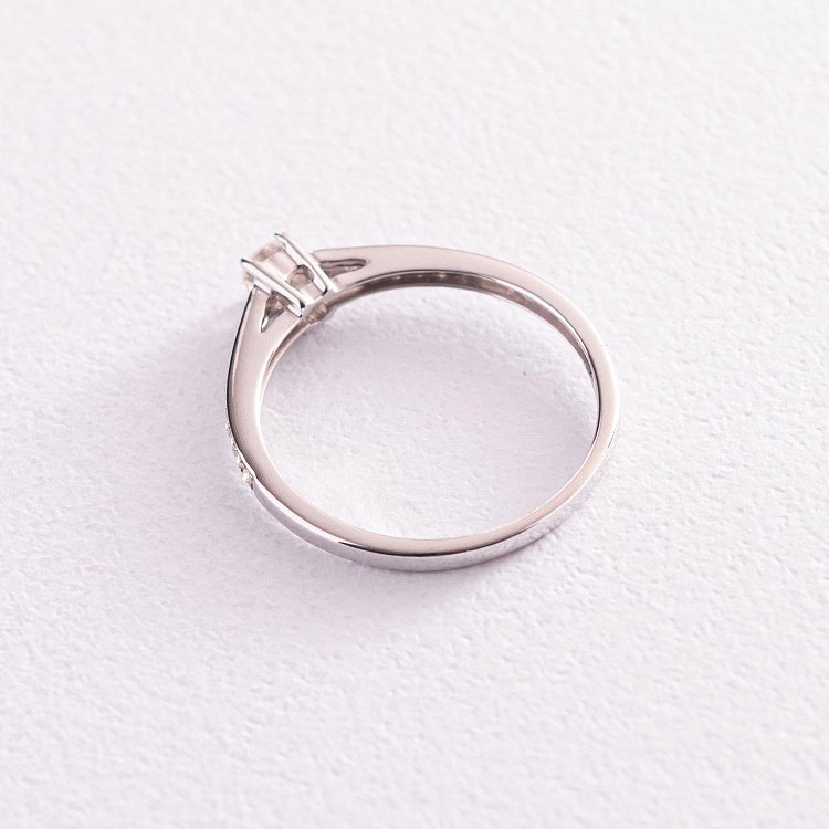 Золотое кольцо с бриллиантами R12009Daj - 3 Золотое кольцо с бриллиантами R12009Daj от ювелирного магазина Оникс - 3