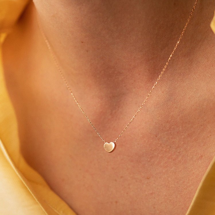 Золоте кольє "Сердечко" кол01229 від ювелірного магазину Онікс - 6