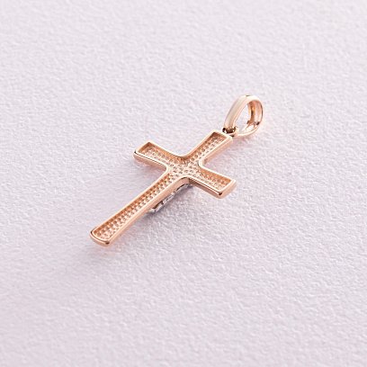 Золотой крестик с распятием п03733 №3