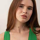 Кольє - чокер "Demi" (біле золото) з кульками кол02617 от ювелирного магазина Оникс - 1