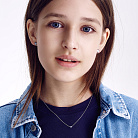 Кольє "Сердечко" в білому золоті  кол01771 от ювелирного магазина Оникс - 18