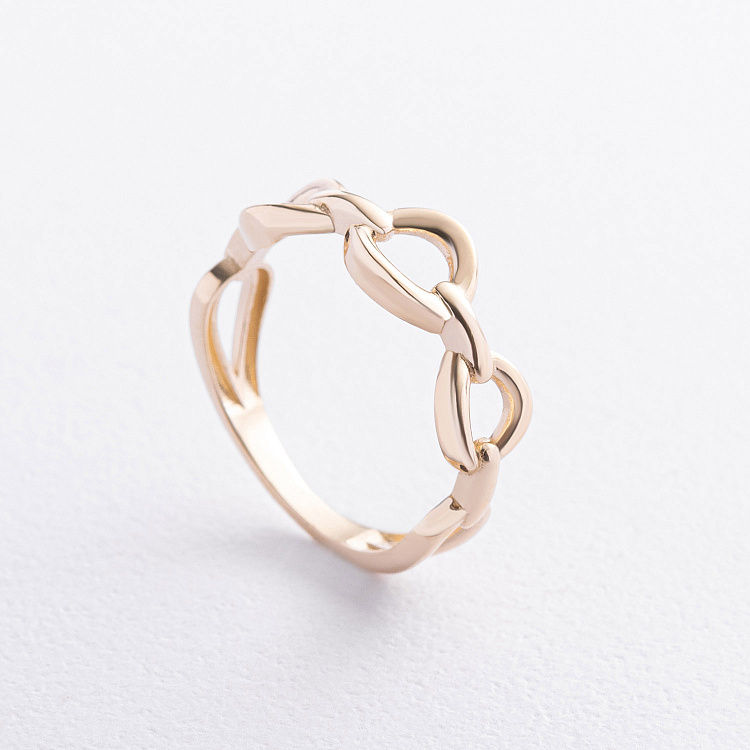 Каблучка "Erin" у жовтому золоті к08477 від ювелірного магазину Онікс - 1