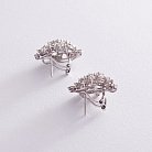 Золоті сережки з діамантами E2683cha от ювелирного магазина Оникс - 2