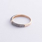 Золотое кольцо с бриллиантами кб0525ca от ювелирного магазина Оникс - 3