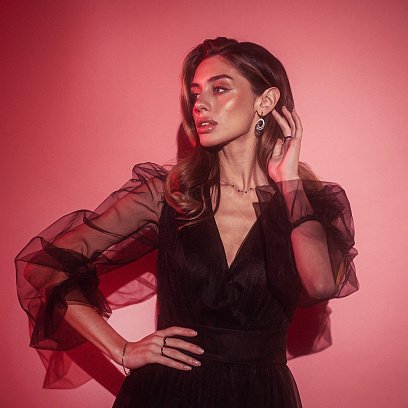 Золотое колье с бриллиантами колб0051ca №2