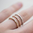 Кольцо с бриллиантом в стиле минимализм обрб0004 от ювелирного магазина Оникс - 1
