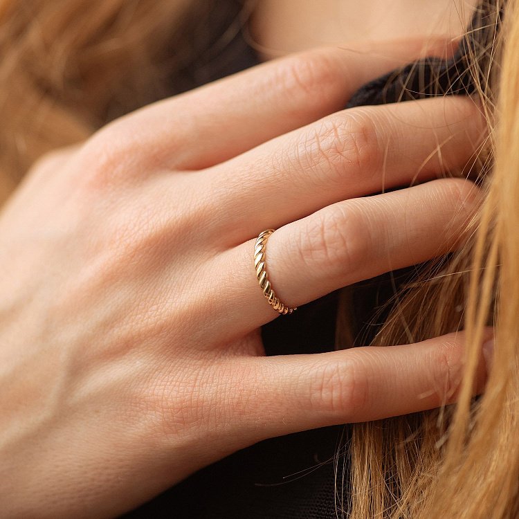 Кольцо "Margaret" в желтом золоте к07541 от ювелирного магазина Оникс - 15